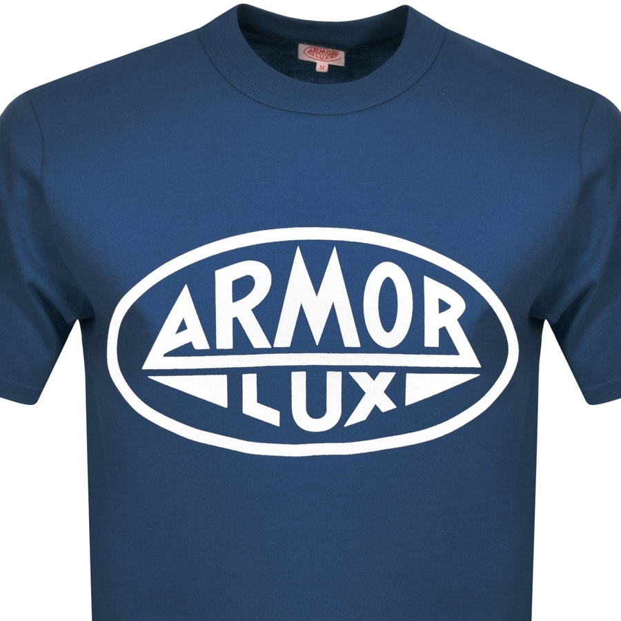 Alternative Image for ProductArmor Lux Heritage Serigraphy T Shirt Navy2